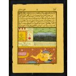 Indian School (19th/20th Century) - A pair of ink, watercolour and gouache miniature paintings of an
