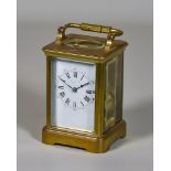 A 19th Century French Carriage Clock, by Henry Capt, Ls Gallopin & Cie, Succre, No.8774, the white