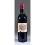 A Bottle of 1970 Chateau Lafite Rothschild Pauillac