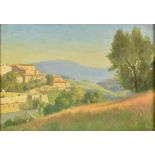 Gerald Norden (1912-2000) - Three oil paintings - "View outside Urbino", signed, board 10ins x