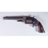 A Smith & Wesson .32 Calibre Army Revolver, 19th Century, serial No. 57277, 6ins octagonal barrel