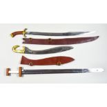 Five Reproduction Roman and Persian Edged Weapons, Modern, comprising - five swords, sizes various