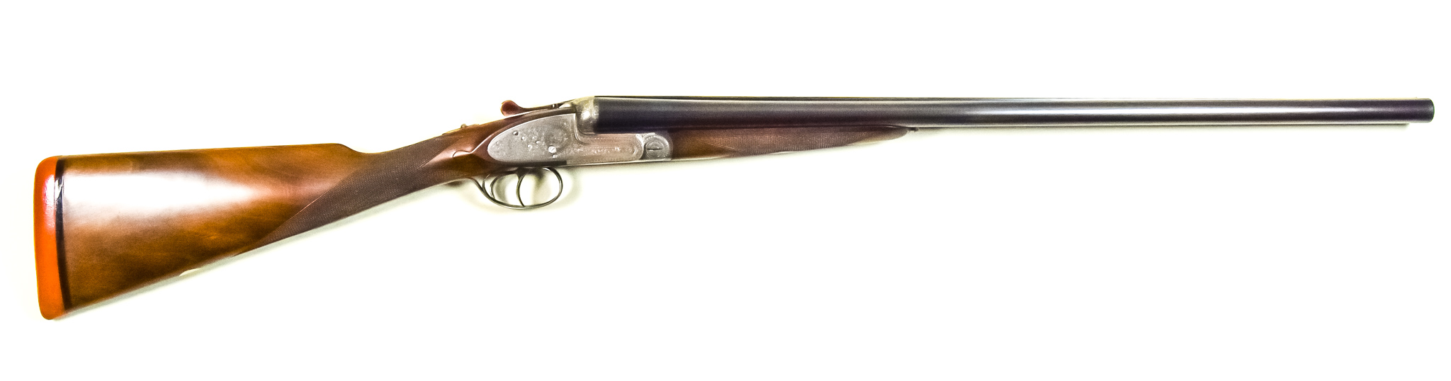 A 12 Bore Side by Side Shotgun, Serial No. 13199, Model "Black Sable de Luxe", 27ins blued steel