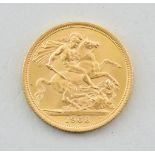 An Elizabeth II Sovereign, 1968, VF