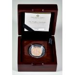 An Elizabeth Platinum Jubilee Gold Piedfort Sovereign, 2023, boxed with paperwork