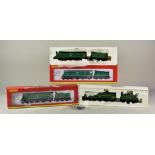 Two "OO" Gauge Locomotives, by Hornby, boxed, comprising - R2220 Battle of Britain Class Locomotive,