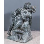 Jeff Lambeaux (1852-1908) - Bronze - "Le Triomphe de la Femme", signed, 27.5ins high