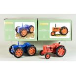 Two Universal Hobbies Tractors, 1:16 Scale, comprising - County Super Four and Nuffield Universal