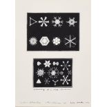 ***Peter Blake (born 1932) - Black and white print - "Dreaming of a White Christmas", signed in