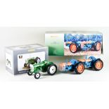 Two Universal Hobbies Farm Vehicles, 1:16 Scale, comprising - Oliver 600, (1963) and Ford DOE Triple