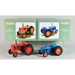 Two Universal Hobbies Tractors, 1:16 Scale, comprising -Nuffield Universal Four DM1958 and Fordson