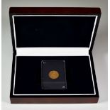 A Victoria Half Sovereign, 1876, vf, boxed with paperwork