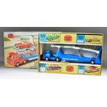 A Corgi Toys No. 28 Gift Set "Carrimore Car Transporter with Tractor Unit and Four Cars"