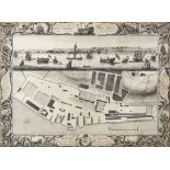 Thomas Milton (1743-1827) - Pair of engravings - Two maps, including 'View of Chatham' and 'The