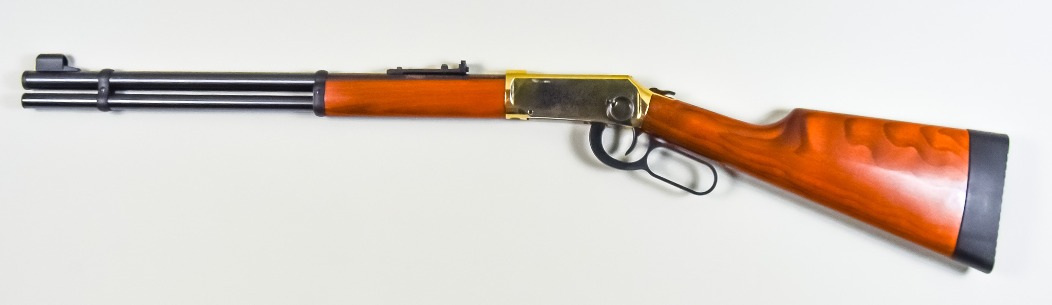 A .177 Calibre CO2 Air Rifle, 20th Century, by Walther, Model Lever Action, 20ins blued steel