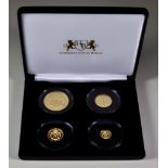 An Elizabeth II Platinum Jubilee "Struck on the Day" Four Coin Collection, 2022, boxed with