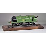 An "O" Gauge Tin Plate Locomotive by Hornby, Model Southern B329, with clockwork mechanism, on