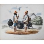 Ramon Torres Mendez (1809-1885) - Seven coloured lithographs - various scenes of South America,