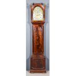 A Late 18th Century Mahogany Longcase Clock, by Stephen Harriss of Turnbridge, the 12ins arched