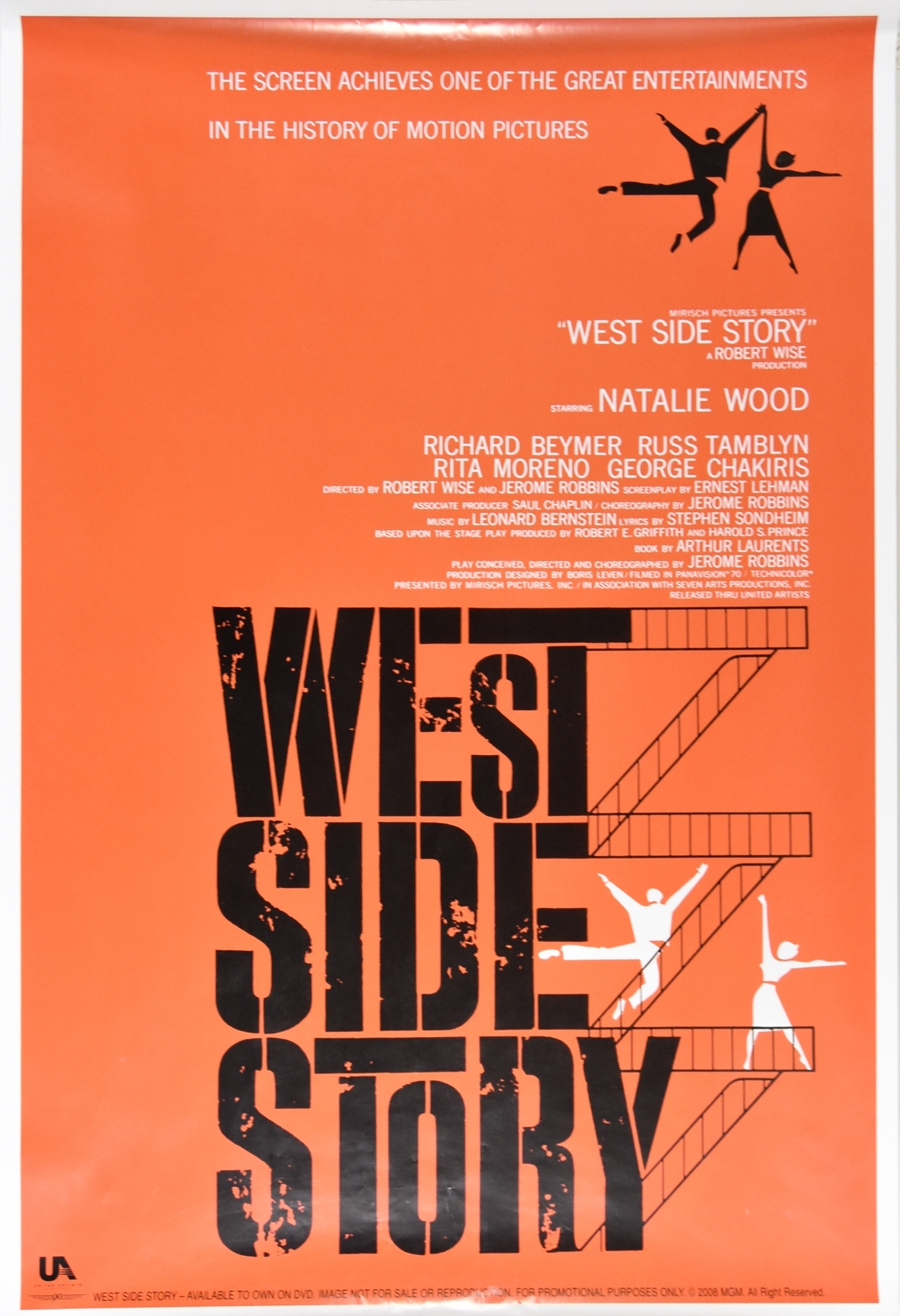 Six Film Posters, produced Metro-Goldwyn-Mayer (2008), including - West Side Story, The Thomas Crown - Image 2 of 2