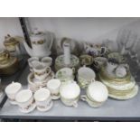 FOURTEEN PIECE ROYAL STANDARD ?LYNDALE? PATTERN COFFEE SERVICE FOR SIX PERSONS, lacking sugar basin,