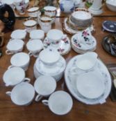 GLADSTONE CHINA PART TEA SERVICE HAVING DECORATIVE DESIGN (20 PIECES), MAYFAIR CHINA PART TEA