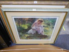 WILLEM HAENRAETS (DUTCH B. 1940)  ARTIST SIGNED LIMITED EDITION COLOUR PRINT  'THERE YOU ARE'