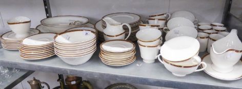 EIGHTY TWO PIECE ST. MICHAEL ?CONNAUGHT? PATTERN CHINA DINNER, TEA AND COFFEE SERVICE FOR EIGHT