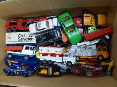 SELECTION OF DIE CAST TOY VEHICLES VARIOUS INCLUDES; CORGI 'REVOPAK' REFUSE WAGON, LONE STAR FARM