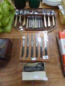 GOOD QUALITY CUTLERY SET OF 76 PIECES BY SOLIGEN 'MADE IN GERMANY' HAVING GILT HANDLED FINISH, SET