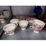 NINETEEN PIECE ROYAL ALBERT ?SERENA? PATTERN PART CHINA TEA SERVICE, originally for six persons, now