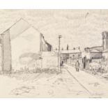 ROGER HAMPSON (1925 - 1996) PEN DRAWING St Luke's Street, Bolton Signed and titled lower right