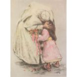 HAROLD RILEY ARTIST PROOF SIGNED COLOUR PRINT The Blessing Signed, titled and dated (19)81 in pencil