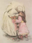 HAROLD RILEY ARTIST PROOF SIGNED COLOUR PRINT The Blessing Signed, titled and dated (19)81 in pencil