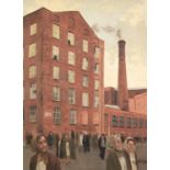 ROGER HAMPSON (1925 - 1996) OIL PAINTING ON CANVAS Return from the Mill Signed lower right and