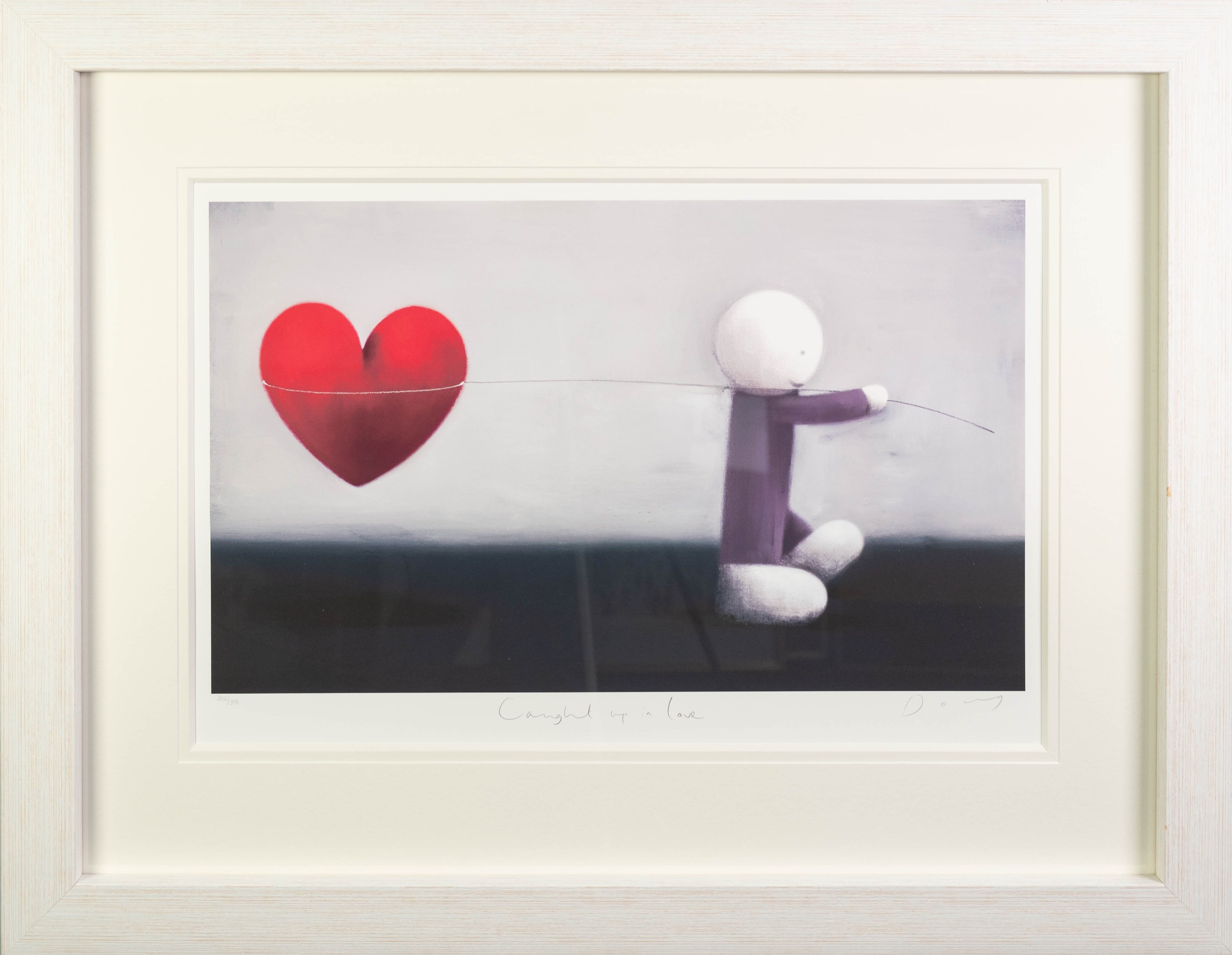 MACKENZIE THORPE (b.1956) ARTIST SIGNED LIMITED EDITION COLOUR PRINT ?Caught Up In Love?, (202/ - Image 2 of 2