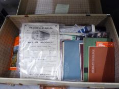 A GOOD SELECTION OF LOCAL HISTORY BOOKS AND EPHEMERA (CONTENTS OF A VINTAGE SUITCASE)