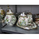 COALPORT 'INDIAN TREE' PATTERN TEA AND DINNER WARES, APPROX 20 PIECES