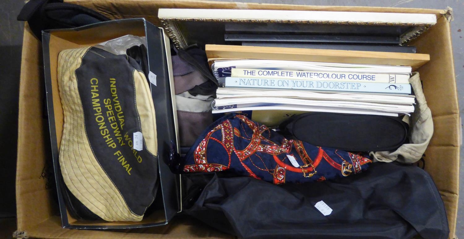 A BACKPACK CONTAINING A WINDSORS & NEWTON TRAVELLER?S WATERCOLOUR SET (AS NEW); A BERGHAUS SMALL