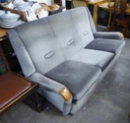 1960?S WINGED LOUNGE SUITE (FOR RE-UPHOLSTERY)