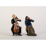 TWO ROYAL DOULTON CHINA FIGURES, ?THE CELLIST?, HN2226 and ?SEA HARVEST?, HN2257, (2)