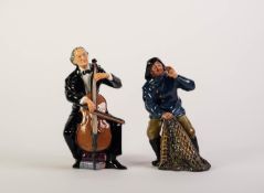 TWO ROYAL DOULTON CHINA FIGURES, ?THE CELLIST?, HN2226 and ?SEA HARVEST?, HN2257, (2)