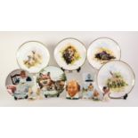 THREE ROYAL DOULTON BRAMLEY HEDGE FIGURES, comprising: ?MRS TOADFLAX?, DBH 11, BASIL, DBH 14 and MR.