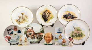 THREE ROYAL DOULTON BRAMLEY HEDGE FIGURES, comprising: ?MRS TOADFLAX?, DBH 11, BASIL, DBH 14 and MR.