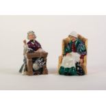 TWO ROYAL DOULTON CHINA FIGURES, ?SCHOOLMARM?, HN2223, and ?FORTY WINKS?, HN1974, (2)