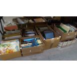 TWELVE RUPERT ALBUMS AND A GOOD SELECTION OF BOOKS, VARIOUS SUBJECTS AND AUTHORS