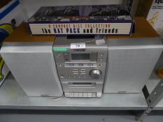 A SONY MIDI HI-FI SYSTEM AND 8 COMPACT DISC COLLECTION 'THE RAT PACK AND FRIENDS'