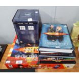 MODERN DR. WHO COLLECTABLES-?THE TIME TRAVELLING ACTION GAME?, ?THE COMPLETE FIRST SERIES?, 5 DVD