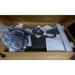 PERLE IOLAN SOS 16 TERMINAL SERVER AND 8 VINTAGE BLACKBERRY RIM PHONES (CONDITIONS UNKNOWN)