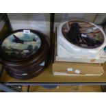 A SET OF SIX ROYAL DOULTON ?HEROES OF THE SKY? COLLECTOR?S PLATES, IN FRAMES AND 13  BOXED